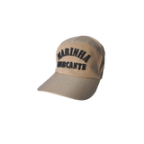 BONÉ BRIM CAQUI BORDADO MARINHA MERCANTE