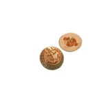 BOTÃO DOURADO GRANDE 20MM MARINHA