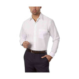 Camisa Social Manga Longa Branca Marinha