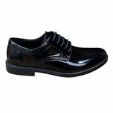 Sapato Patriota Verniz Preto Marinha
