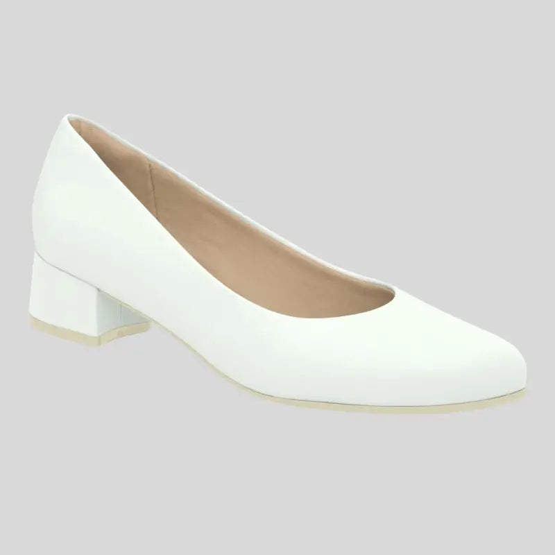 Scarpin Branco Baixo Piccadilly
