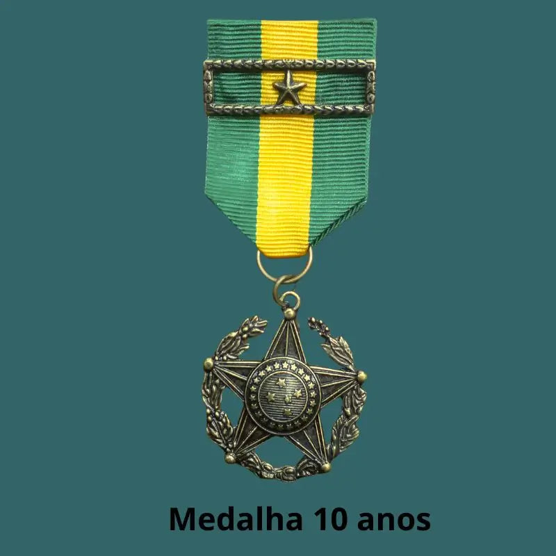Medalha De 10 Anos Tempo