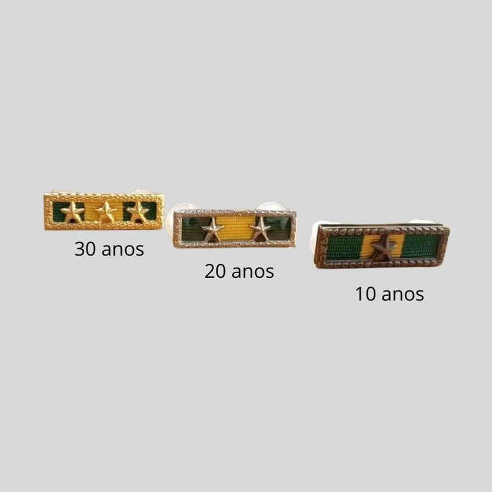 BARRETA MILITAR TEMPO DE SERVIÇO (PINO) - Expresso Militar