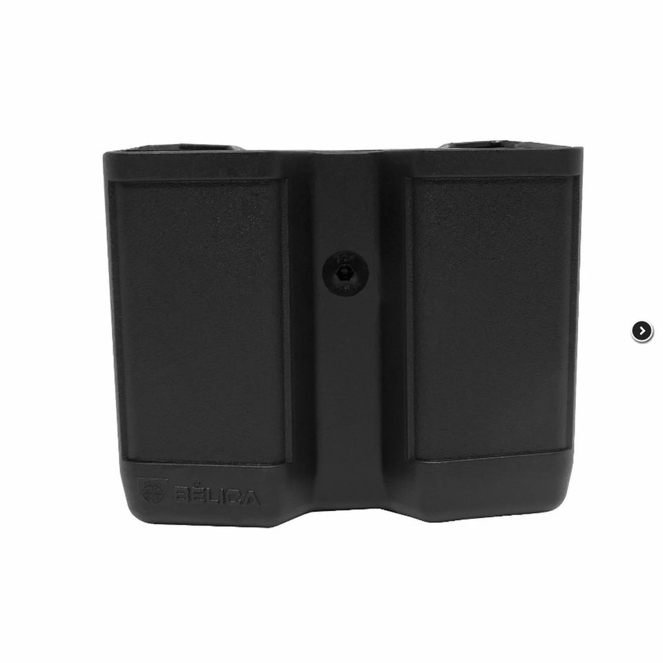 BELICA PORTA CARREGADOR DUPLO - PASSADOR - PRETO - Expresso Militar