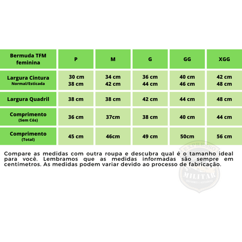 BERMUDA TFM MARINHA MN/CB - Expresso Militar