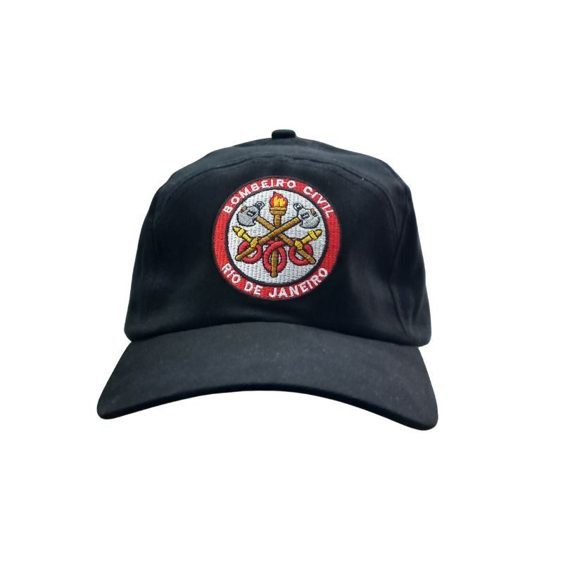 BONÉ BOMBEIRO CIVIL PRETO - Expresso Militar