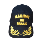 BONÉ BRIM PTO BORDADO MARINHA (ALMIRANTE) - Expresso Militar