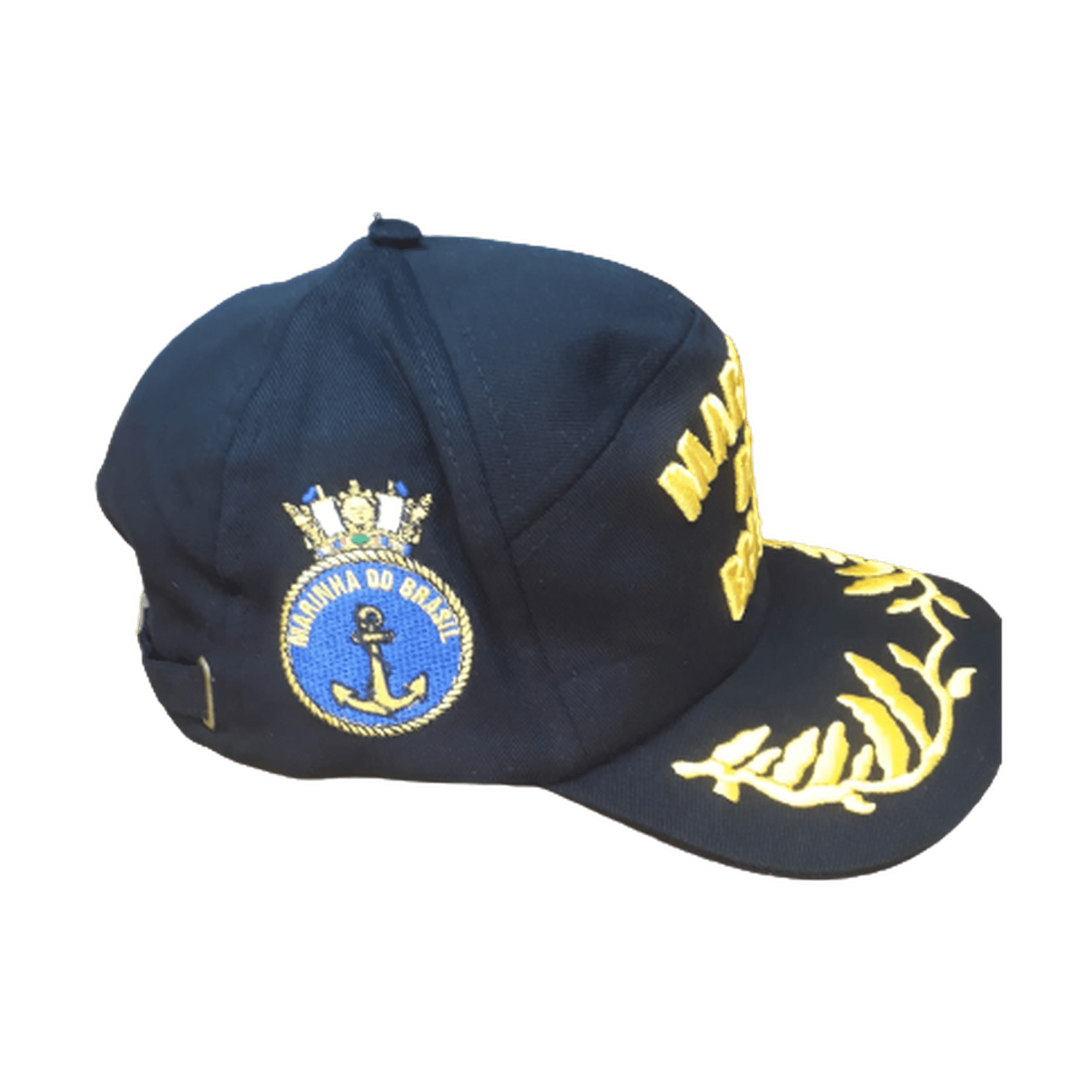 BONÉ BRIM PTO BORDADO MARINHA (ALMIRANTE) - Expresso Militar