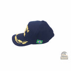 BONÉ BRIM PTO BORDADO MARINHA (OF. SUPERIOR) - Expresso Militar