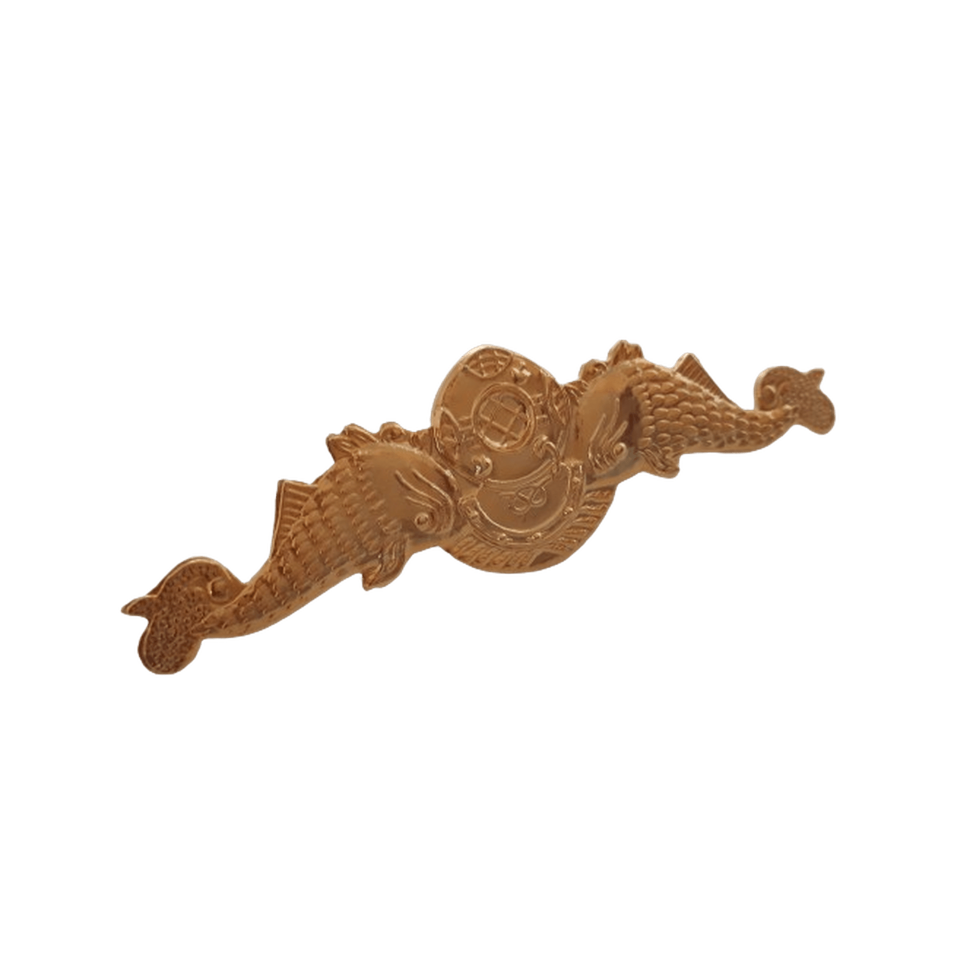 BREVE METAL DOURADO ESCAFANDRO - Expresso Militar