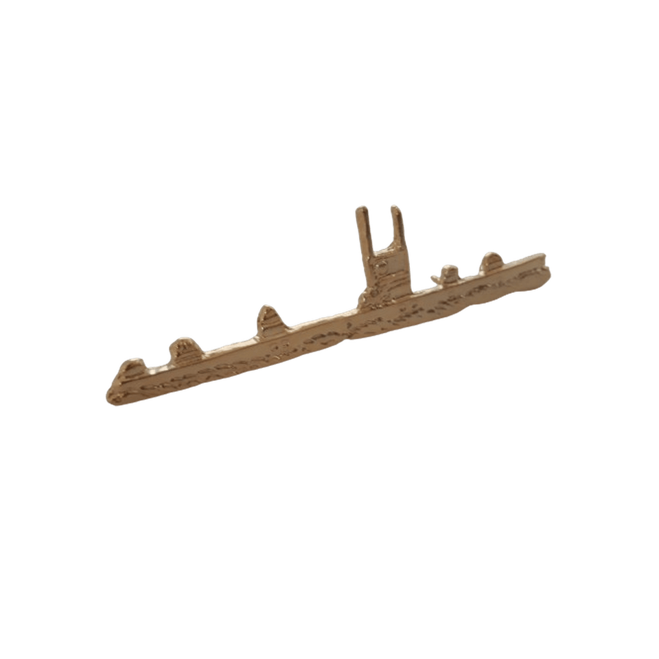 BREVE METAL DOURADO SUBMARINO - Expresso Militar
