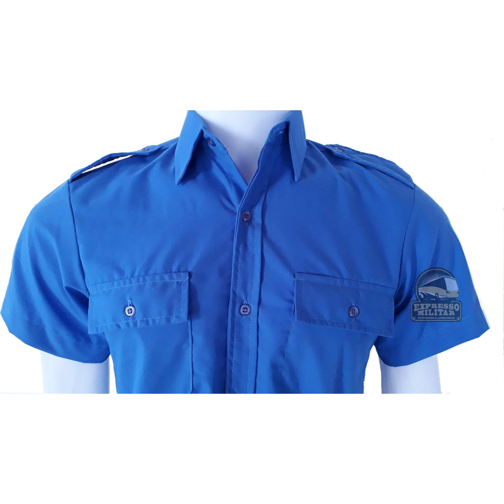 CAMISA AZUL EXTERNO DA MARINHA - Expresso Militar