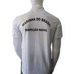 CAMISA POLO BRANCA INSPEÇÃO NAVAL - Expresso Militar