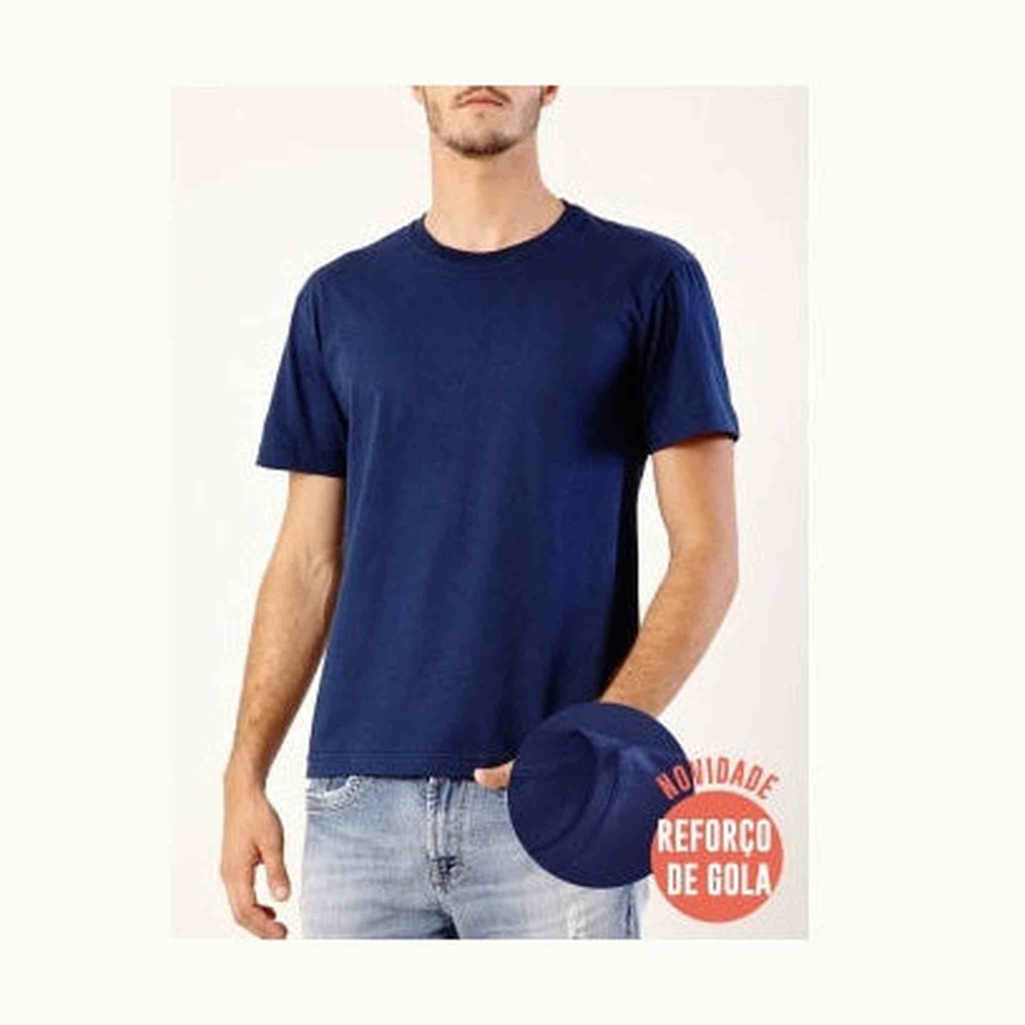 CAMISETA ALGODÃO AZUL NOITE - Expresso Militar