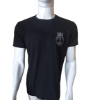 CAMISETA ALGODÃO PRETA BRASÃO MARINHA - Expresso Militar