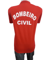 CAMISETA VERMELHA BOMBEIRO CIVIL RJ - Expresso Militar