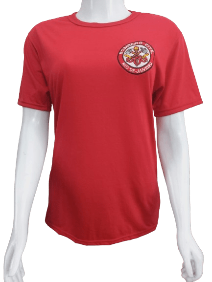 CAMISETA VERMELHA BOMBEIRO CIVIL RJ - Expresso Militar