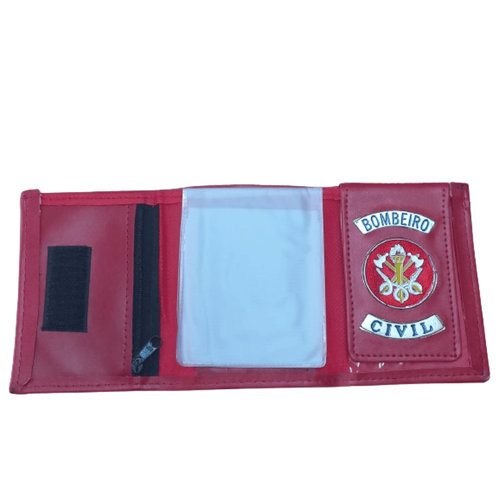 CARTEIRA BOMBEIRO CIVIL VERMELHA - Expresso Militar