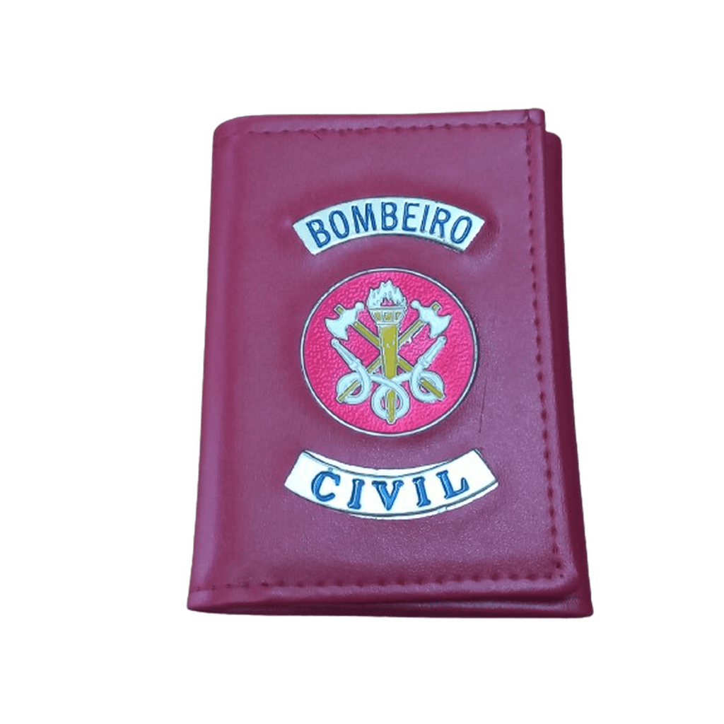 CARTEIRA BOMBEIRO CIVIL VERMELHA - Expresso Militar