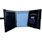 CARTEIRA MARINHA PRETA COURO - Expresso Militar