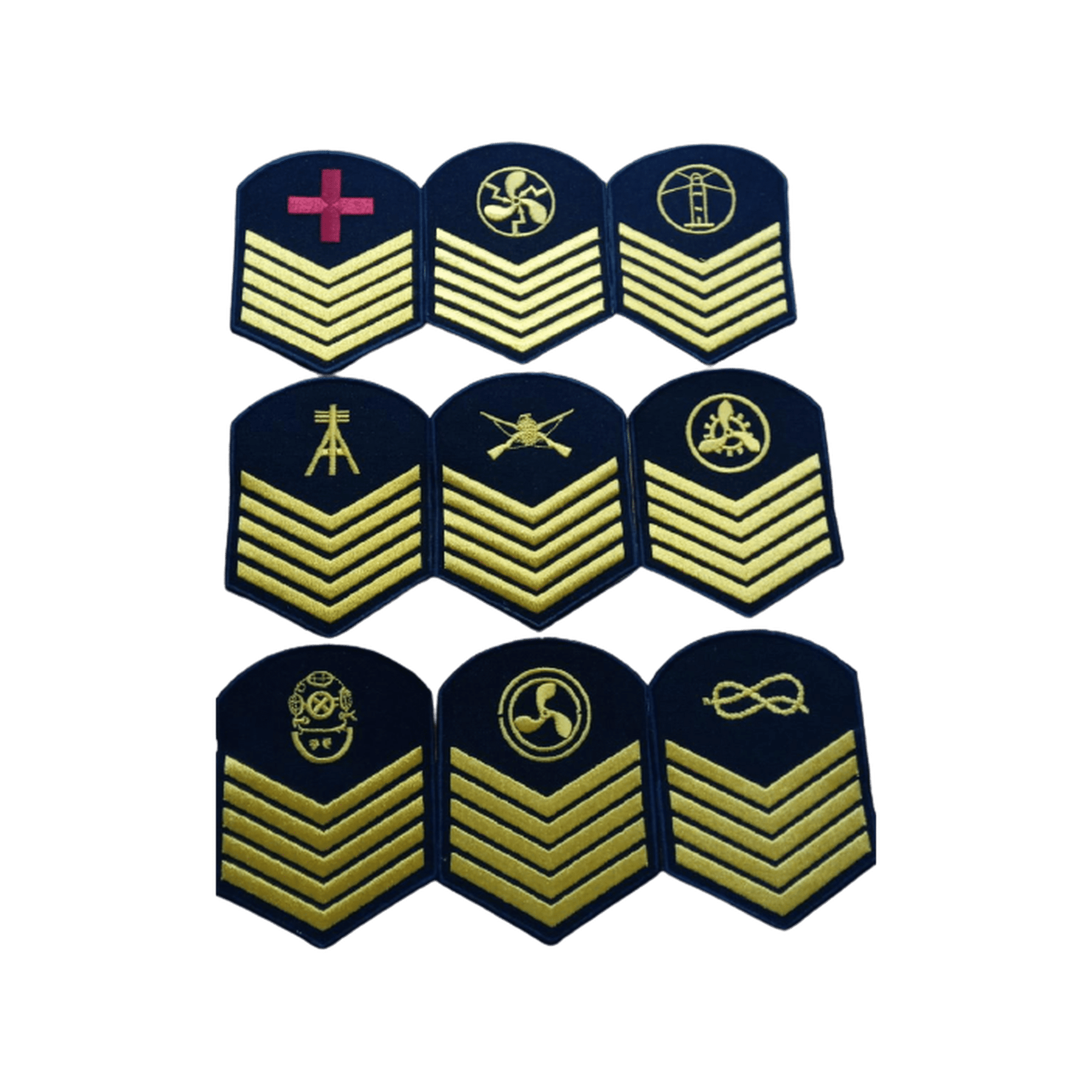 DIVISA MARINHA 1 SG AZUL - Expresso Militar