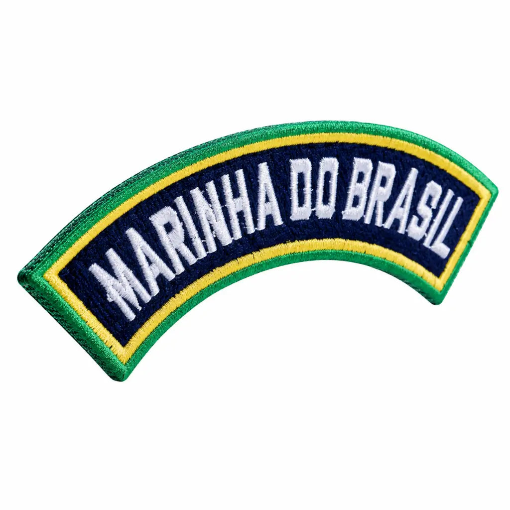 Listel Bordado Curvo Marinha Do Brasil