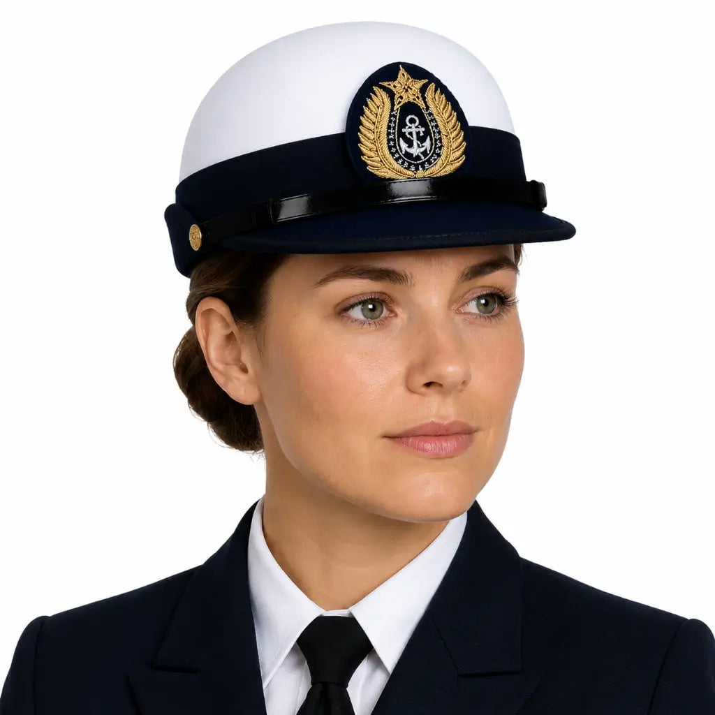 Quepe Feminino Sargento Marinha Marinha do Brasil