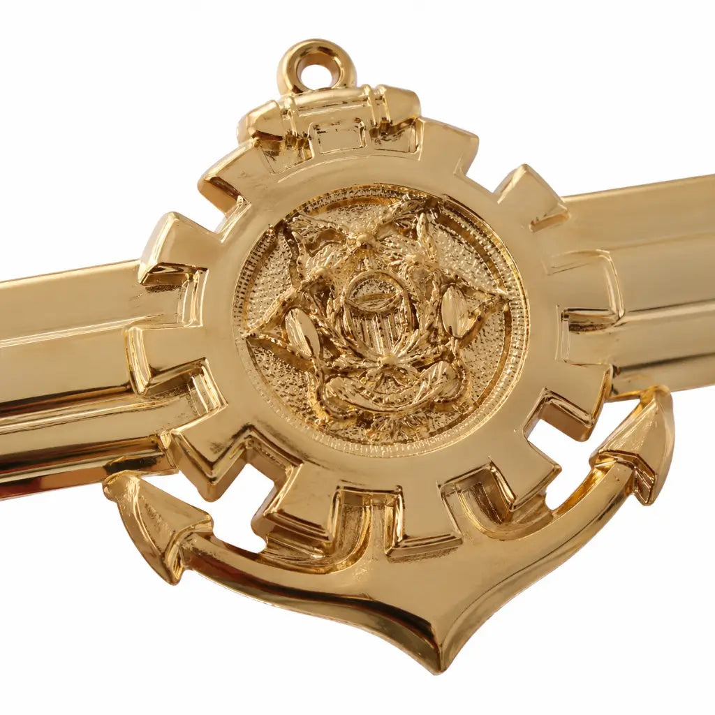 Breve Metal Dourado C-Qte Marinha do Brasil
