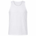 Regata branca de alças largas, design minimalista e casual