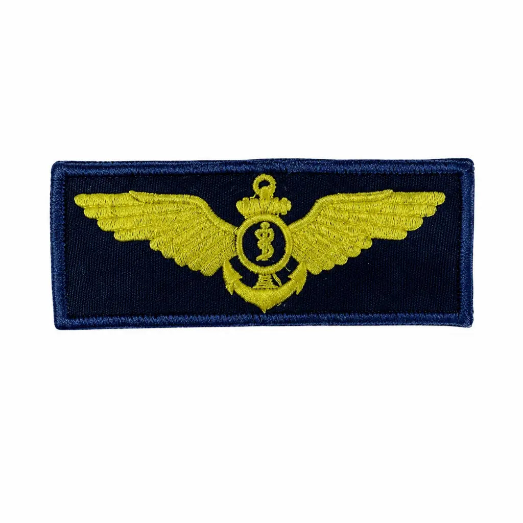 Breve Mb  Bordado Azul Medicina Da Aviação Marinha do Brasil