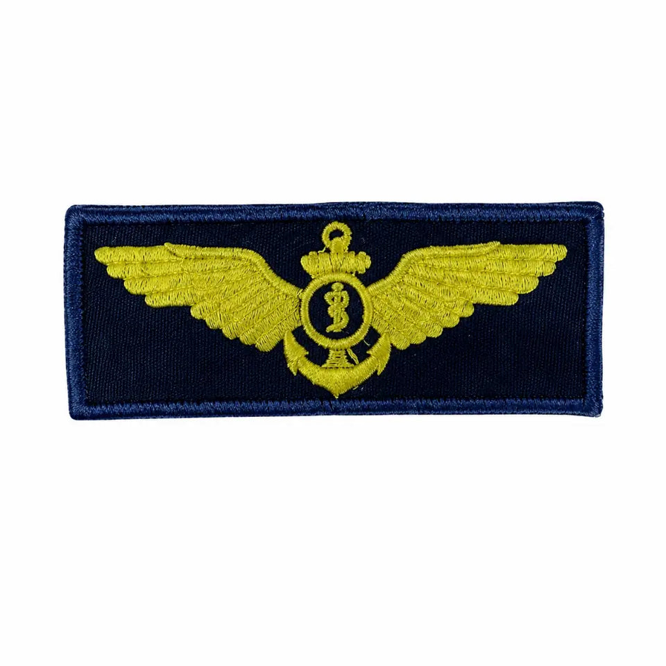 Breve Mb  Bordado Azul Medicina Da Aviação Marinha do Brasil