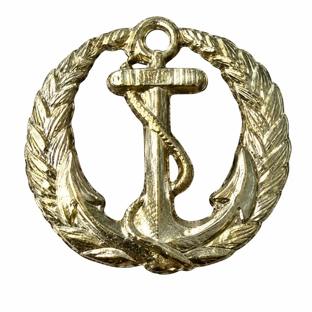 Breve Metal Dourado Egn C-Sup Marinha do Brasil