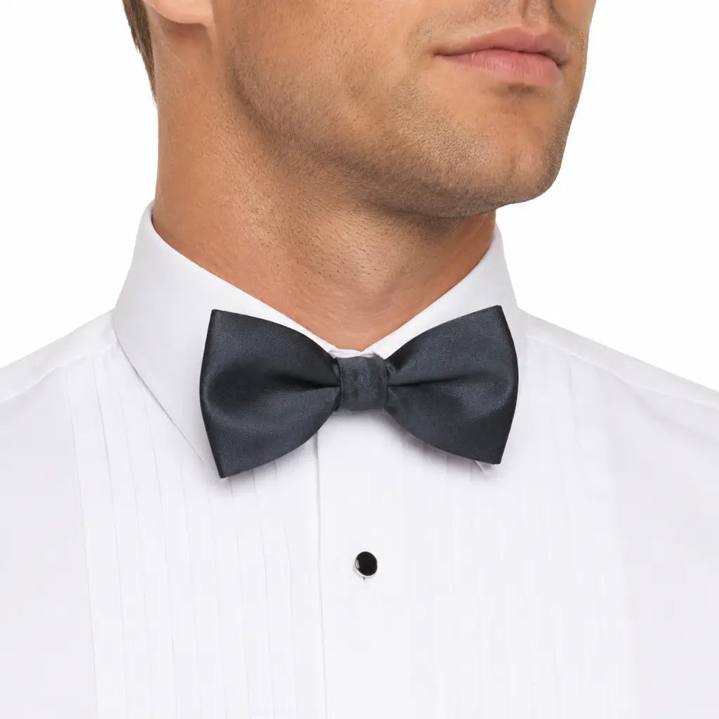 Gravata Masculina Preta Borboleta