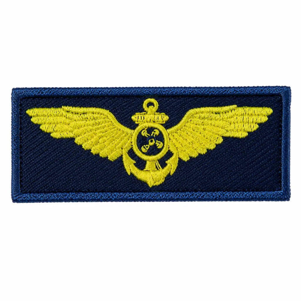 Breve Mb  Bordado Azul Aviação Naval Oficial Marinha do Brasil