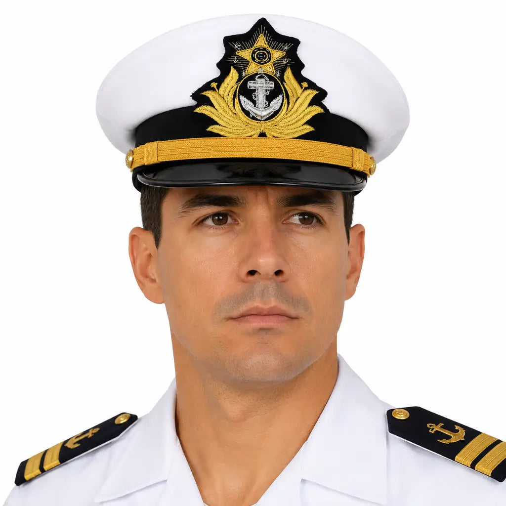 Quepe Masculino Oficial Marinha do Brasil