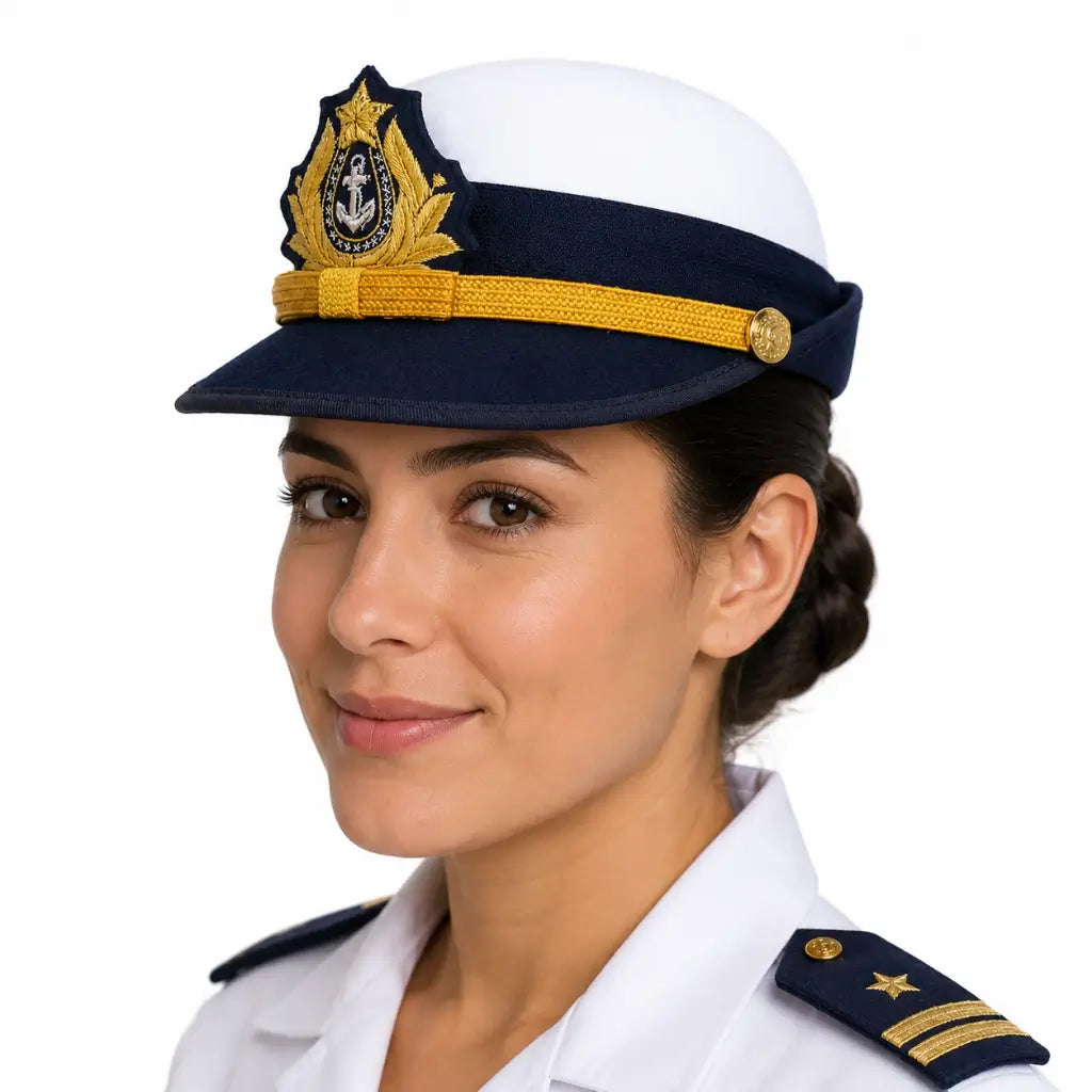 Quepe Feminino Suboficial Marinha Marinha do Brasil