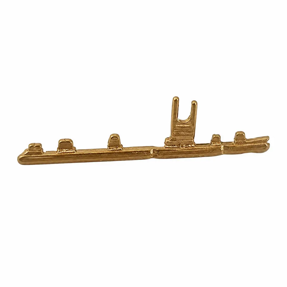 Breve Metal Dourado Submarino Marinha do Brasil