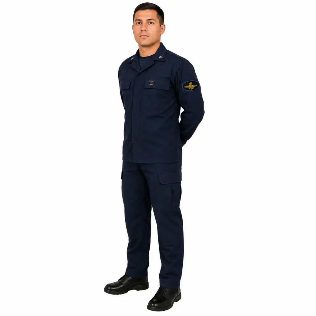 Breve Mb  Bordado Azul Técnico Ensino Marinha do Brasil