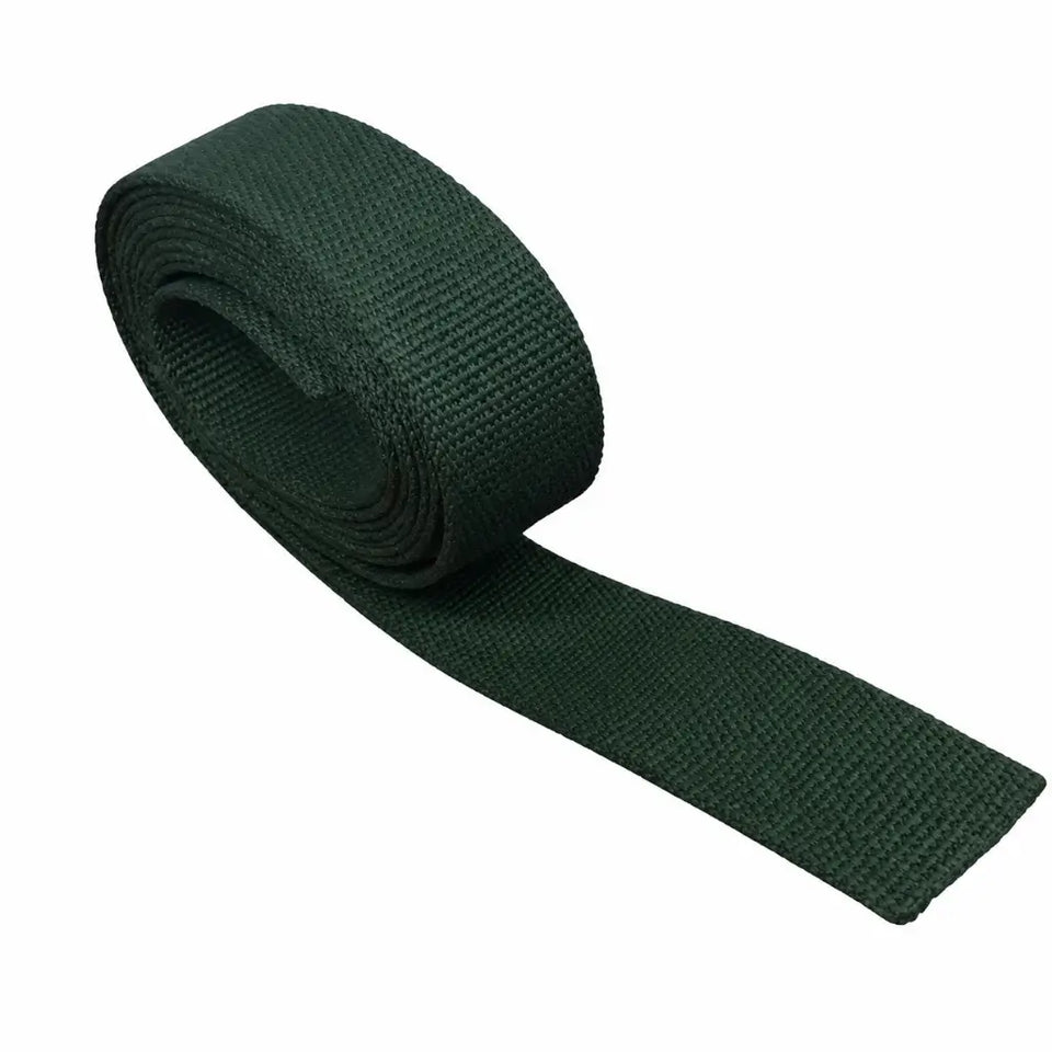 Cinto Para Calça Verde verde escuro tecido, enrolado e dobrado, sem fivela visível
