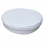 Almofada oval branca do Quepe Capa Branca Feminino Marinha Marinha do Brasil