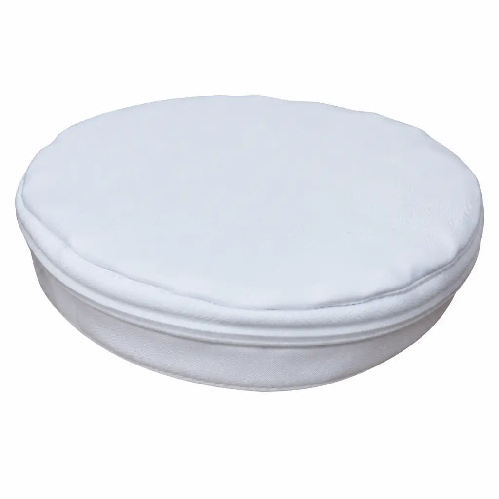 Almofada oval branca do Quepe Capa Branca Feminino Marinha Marinha do Brasil