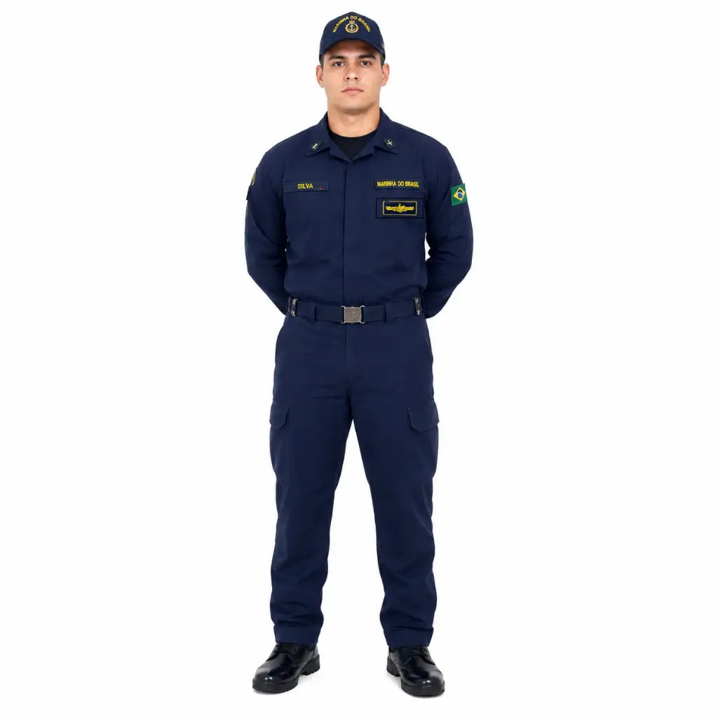 Breve Mb  Bordado Azul Aperf Intendência Marinha do Brasil