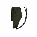 Coldre de cintura nylon VO padrão Marinha verde-oliva com fecho velcro e cordões pretos