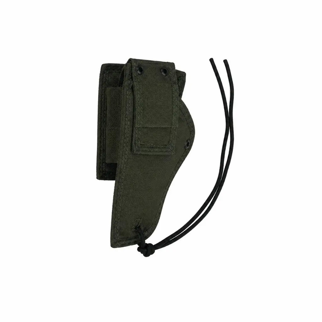 Coldre de cintura nylon VO padrão Marinha verde-oliva com fecho velcro e cordões pretos