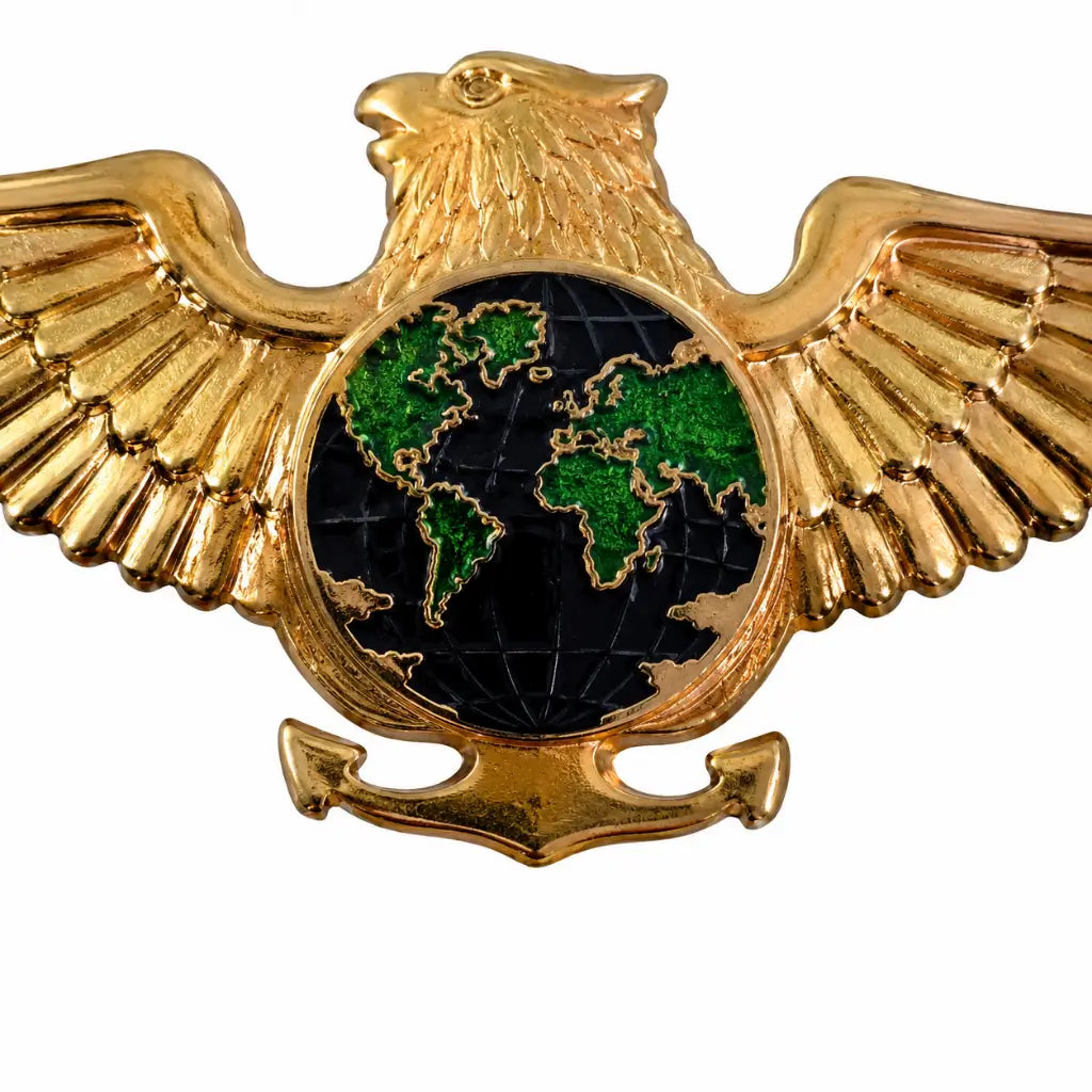 Breve Metal Dourado Seg.Embaixada Marinha do Brasil