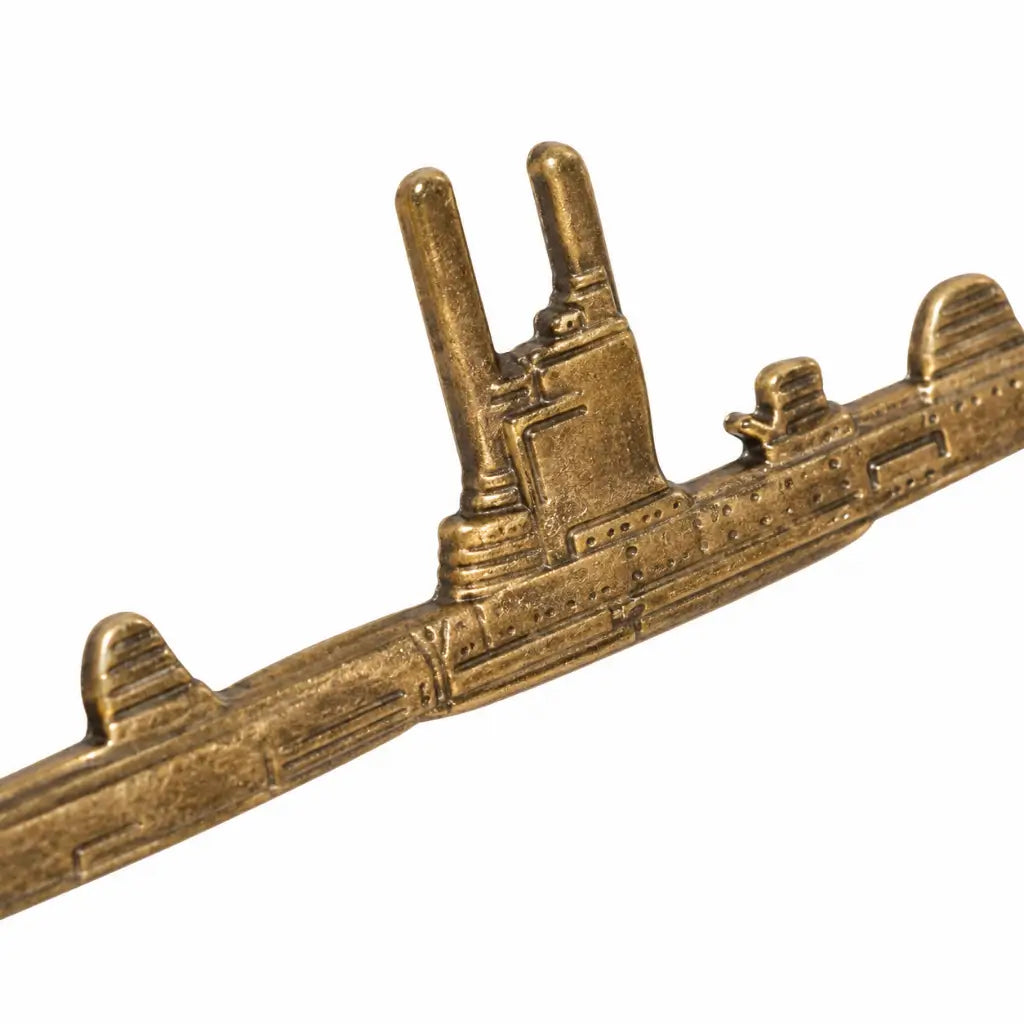 Breve Metal Dourado Submarino Marinha do Brasil