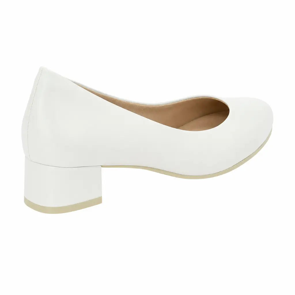 Scarpin Branco Baixo Piccadilly
