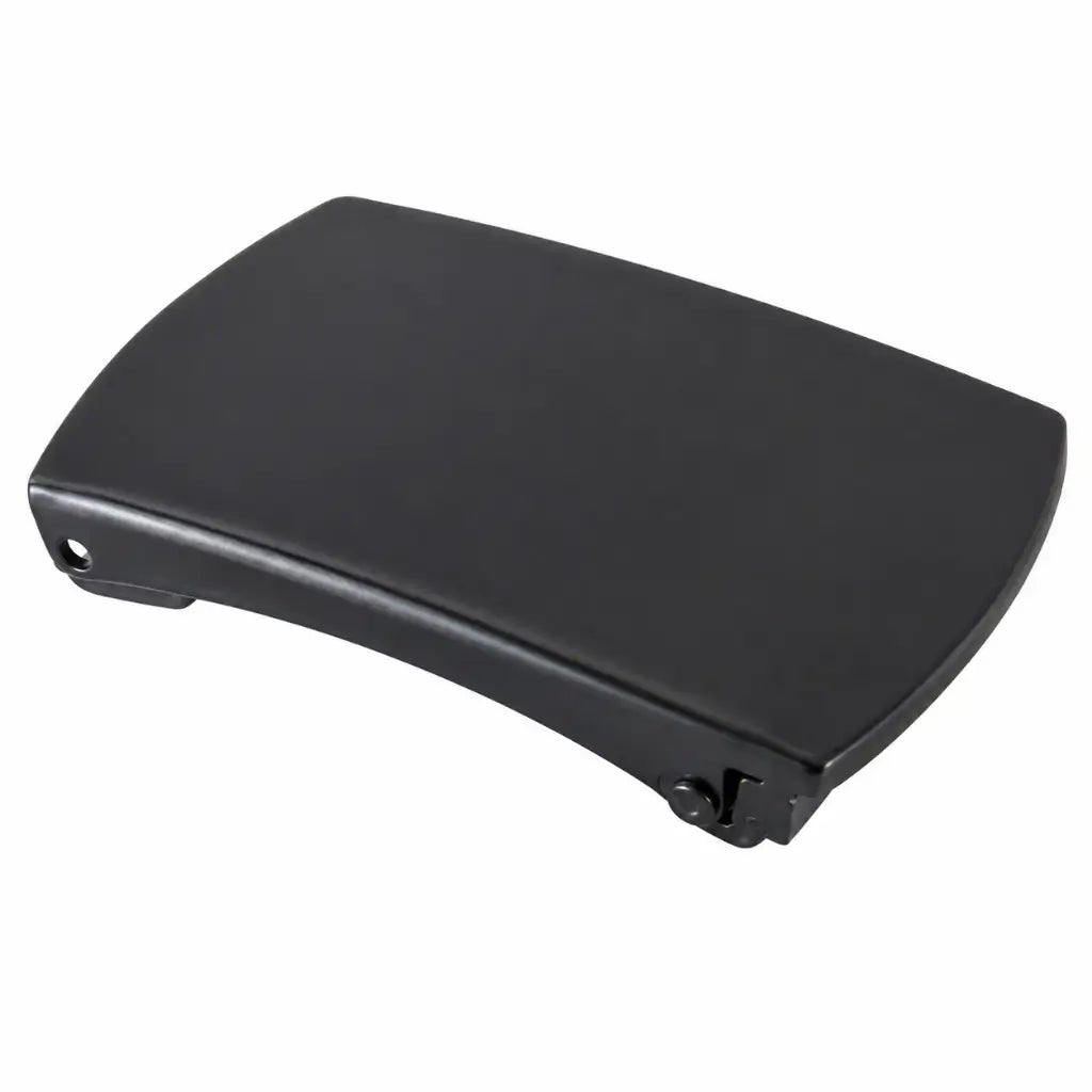 Fivela Ferro Preta (2 Garras) Uniforme Marinha suporte preto retangular curvado com furo lateral