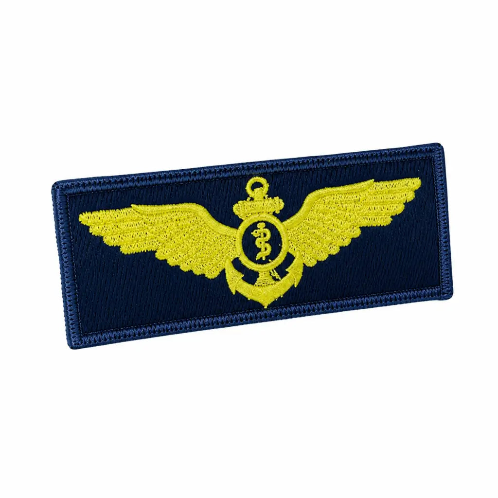 Breve Mb  Bordado Azul Medicina Da Aviação Marinha do Brasil