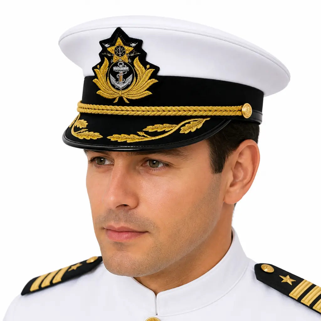Quepe Masculino Oficial Superior Marinha do Brasil